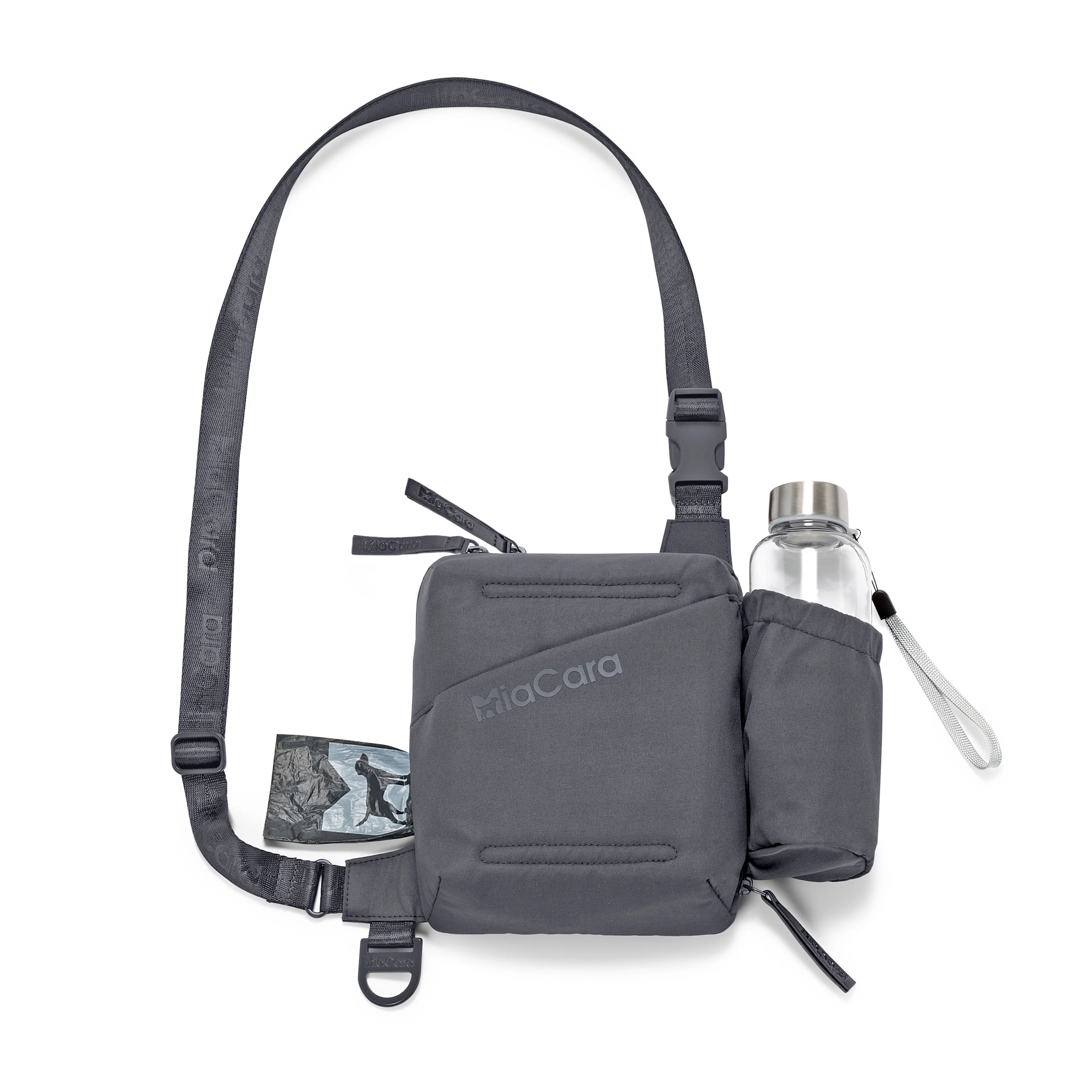 !!!Crossbody taška MiaCara Andiamo antracitová