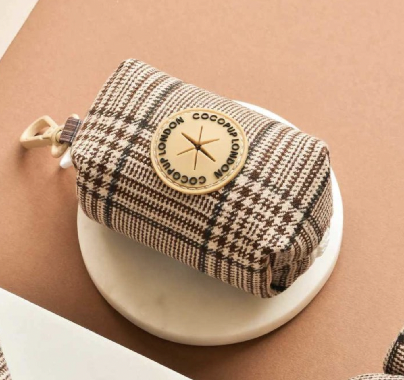 Pouzdro na sáčky Cocopup Pup Plaid