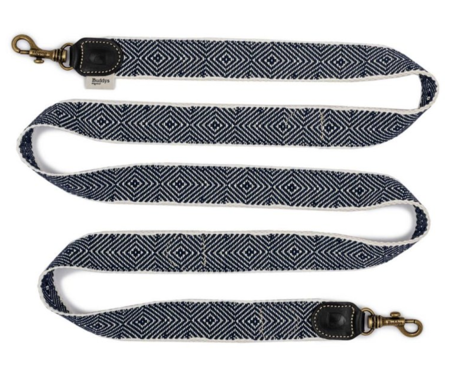 Vodítko pro psy Buddys Capri černé nastavitelné