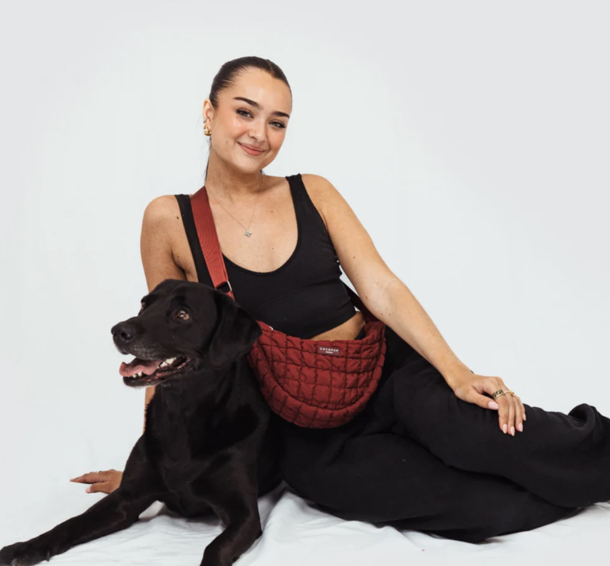 !!!Crossbody pamlskovník Cocopup Merlot