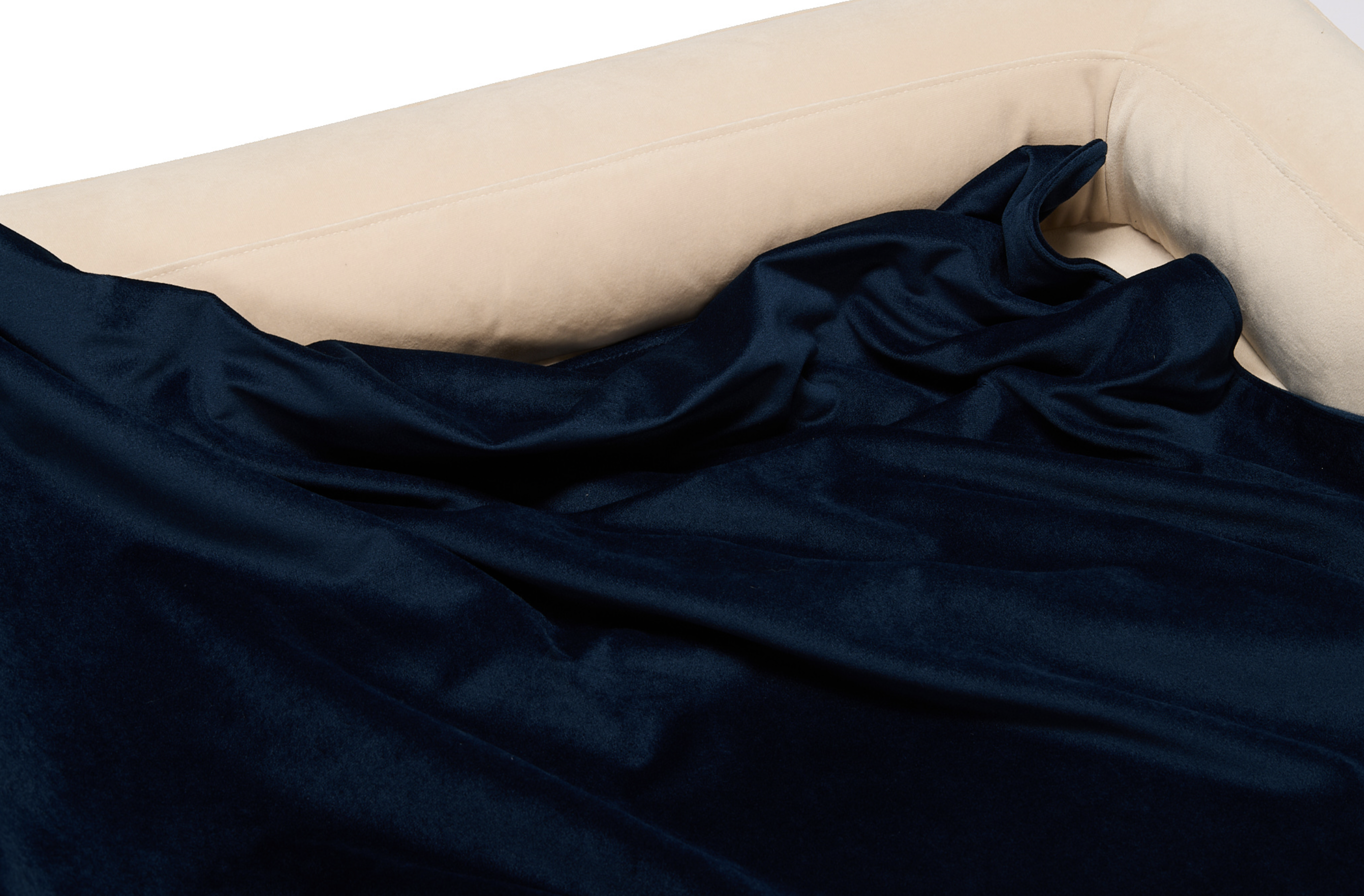 Deka Lebeddie modrá s ovčí vlnou