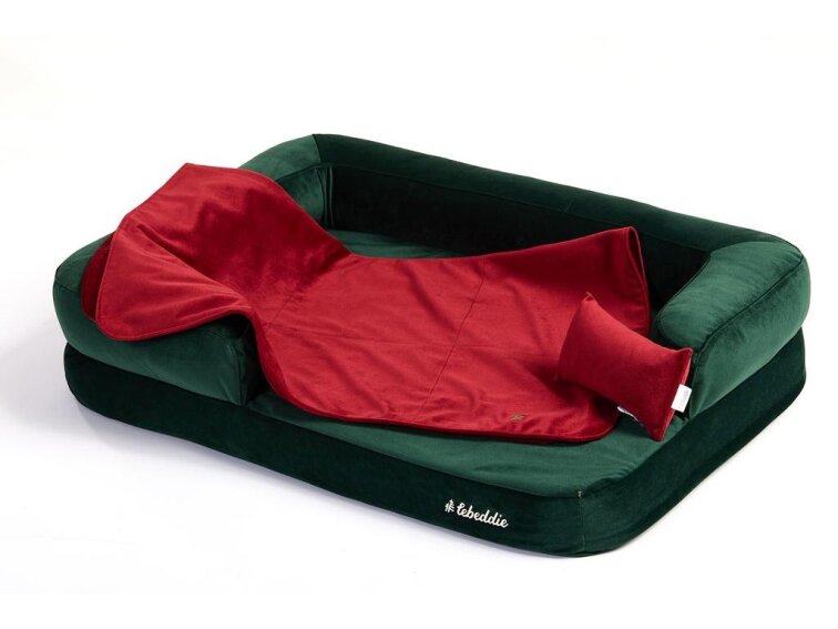 Polštář Lebeddie pro psy do pelíšku červený