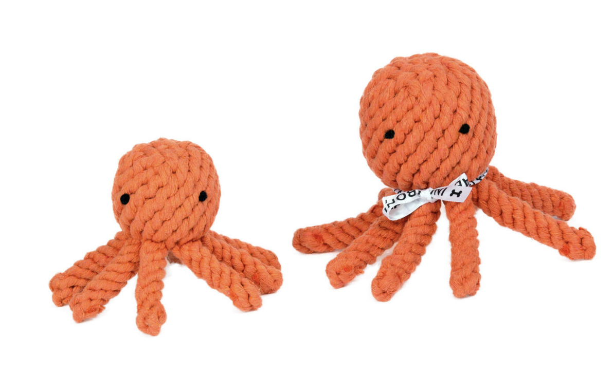 Hračka pro psy LABONI chobotnice oranžová