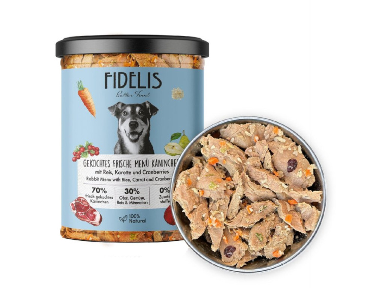 !!!!Fidelis menu - králík s rýží a brusinkami ve skle 400 g