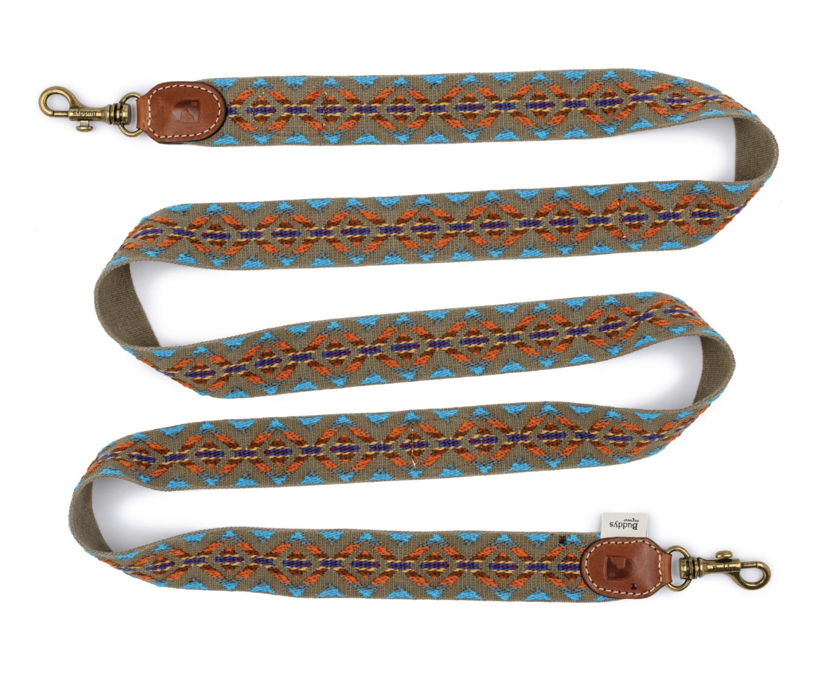 Vodítko Buddys Etna tyrkysové nastavitelné