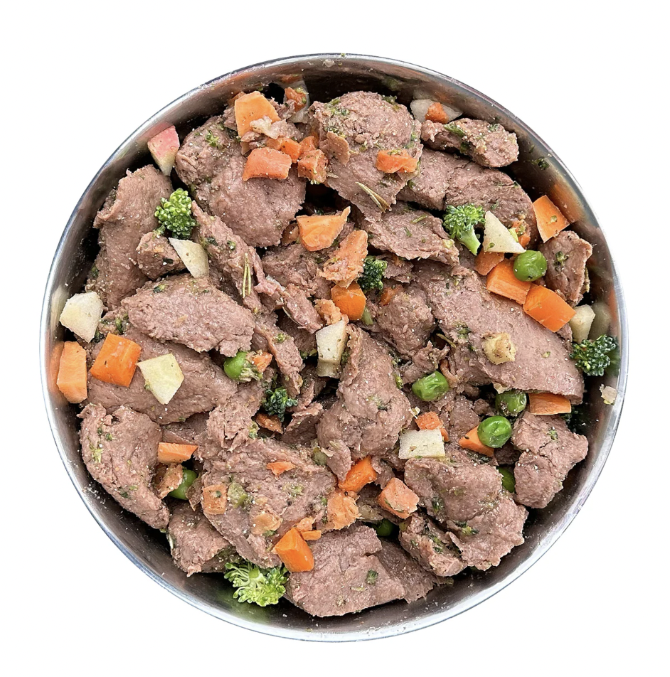 Fidelis menu - hovězí maso se sladkými bramborami, jablky a brokolicí ve skle 400 g