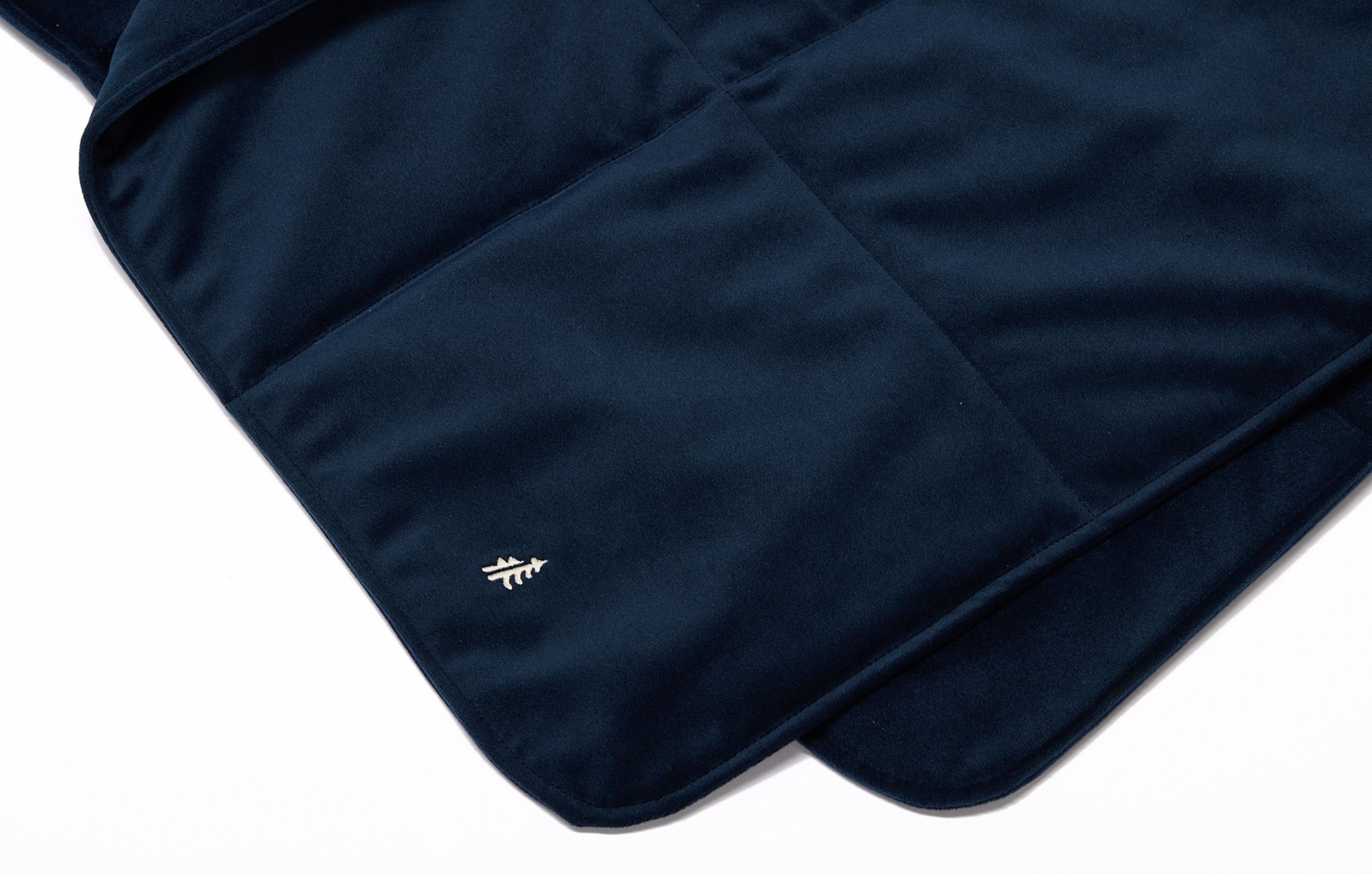 Deka Lebeddie modrá s ovčí vlnou