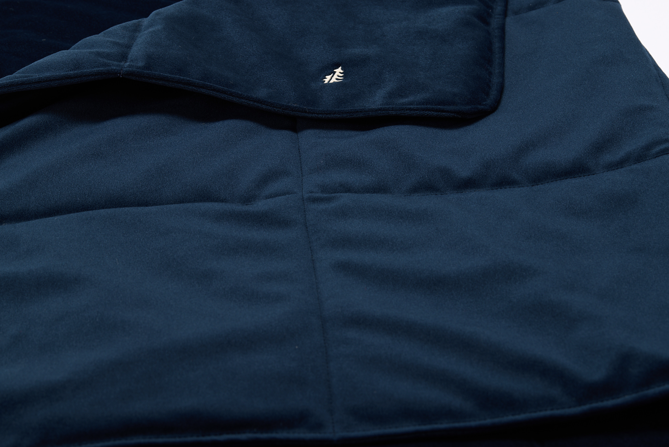 Deka Lebeddie modrá s ovčí vlnou