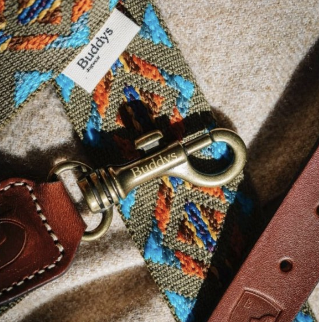 Vodítko Buddys Etna tyrkysové nastavitelné