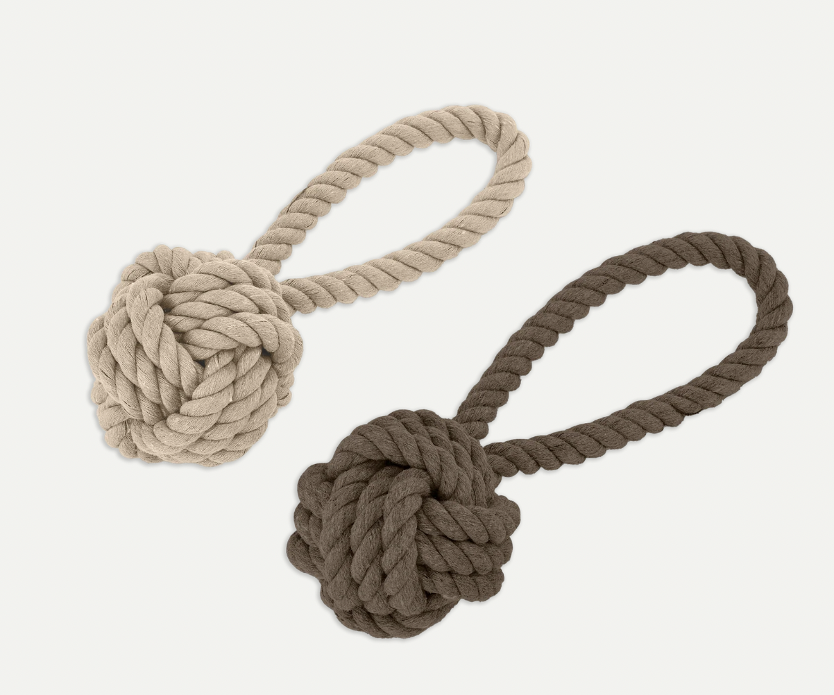 !!!Lanová hračka pro psy MiaCara Nodo chocolate