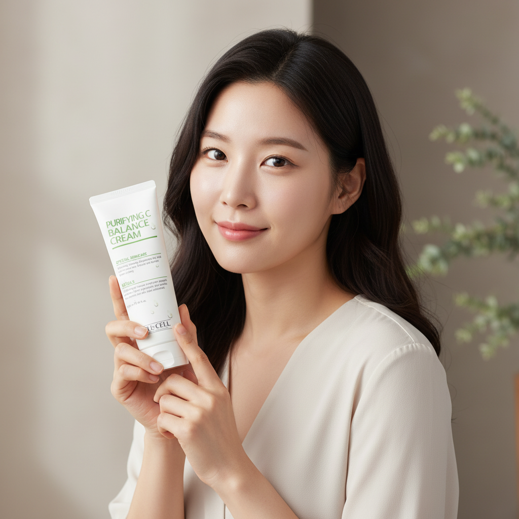 CELL BY CELL - PURIFYING C BALANCE CREAM - Pleťový krém pro vyváženou pokožku a proti akné 250 ml