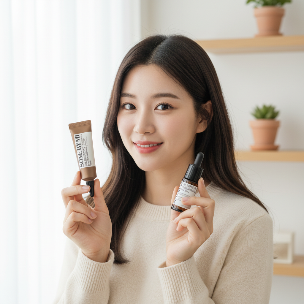 Some By Mi - Galactomyces Brightening Trial Kit - Zkušební sada pro rozjasnění, sjednocení a hydrataci pleti krém + sérum