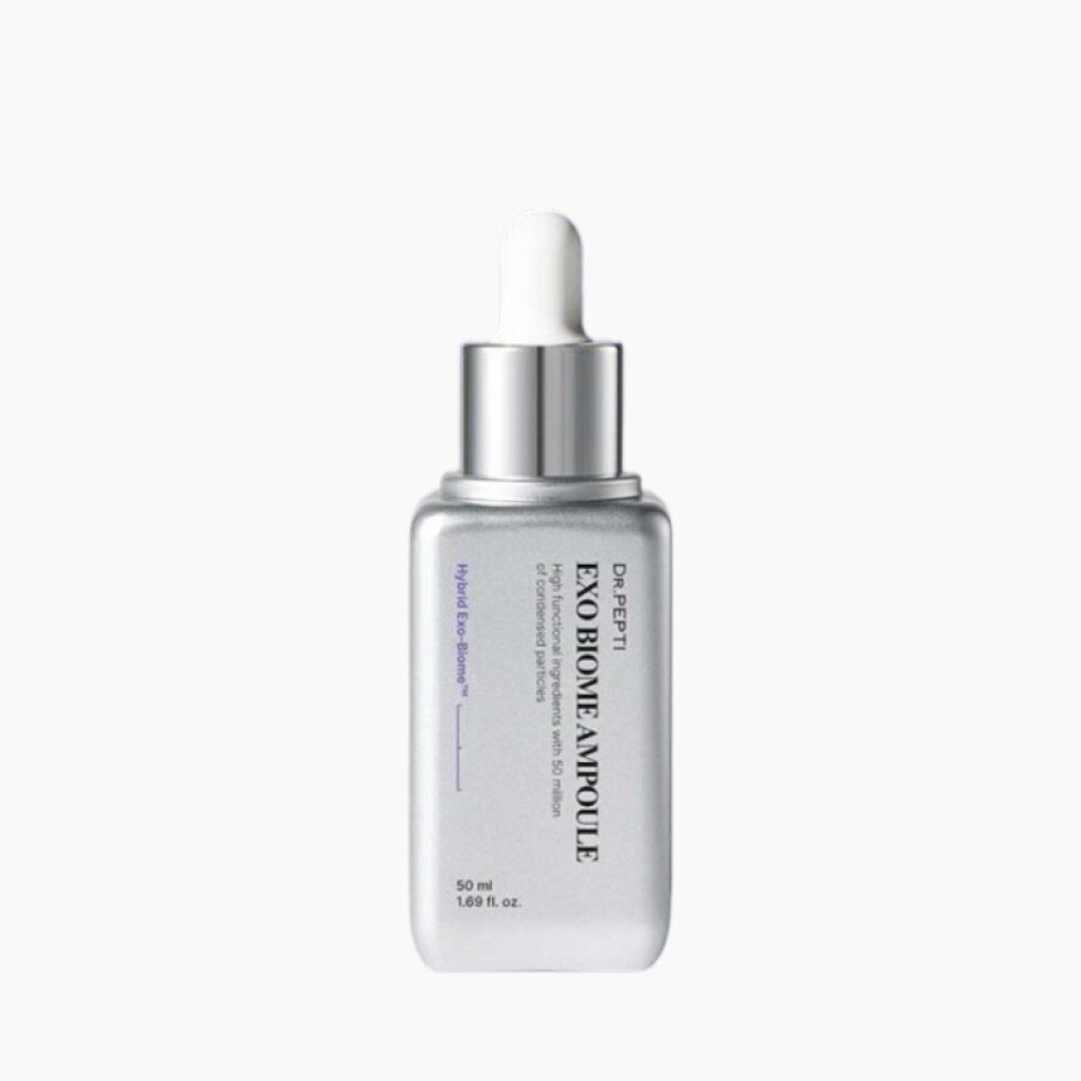 Dr. PEPTI – Exo Biome Ampoule – Regenerační ampule s exosomy, galactomyces a peptidy pro glass skin efekt 50 ml