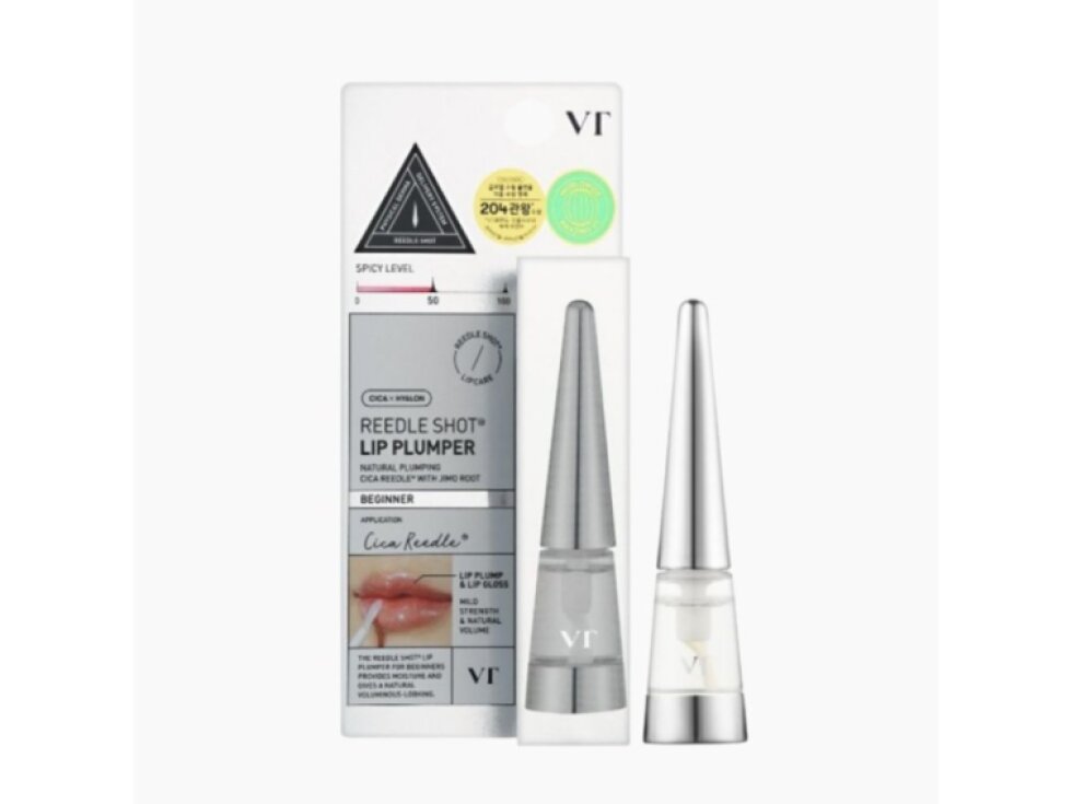 VT - REEDLE SHOT LIP PLUMPER BEGINNER - Zvětšující lesk na rty s jemným mikroneedling efektem 4,3 g