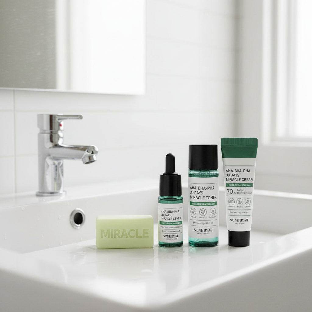 SOME BY MI – AHA-BHA-PHA Miracle Starter Kit – Kompletní mini anti-akné rutina 4 produkty