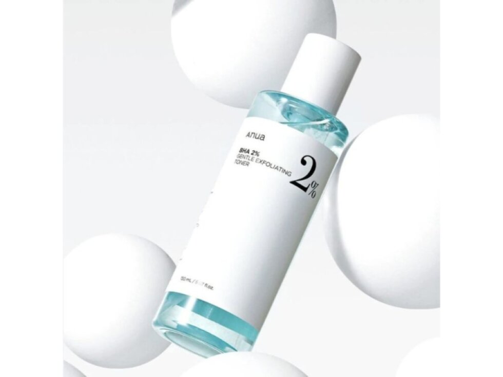 ANUA - BHA 2% GENTLE EXFOLIATING TONER - Jemný exfoliační toner s 2 % BHA pro čištění pórů a vyhlazení pleti 150 ml