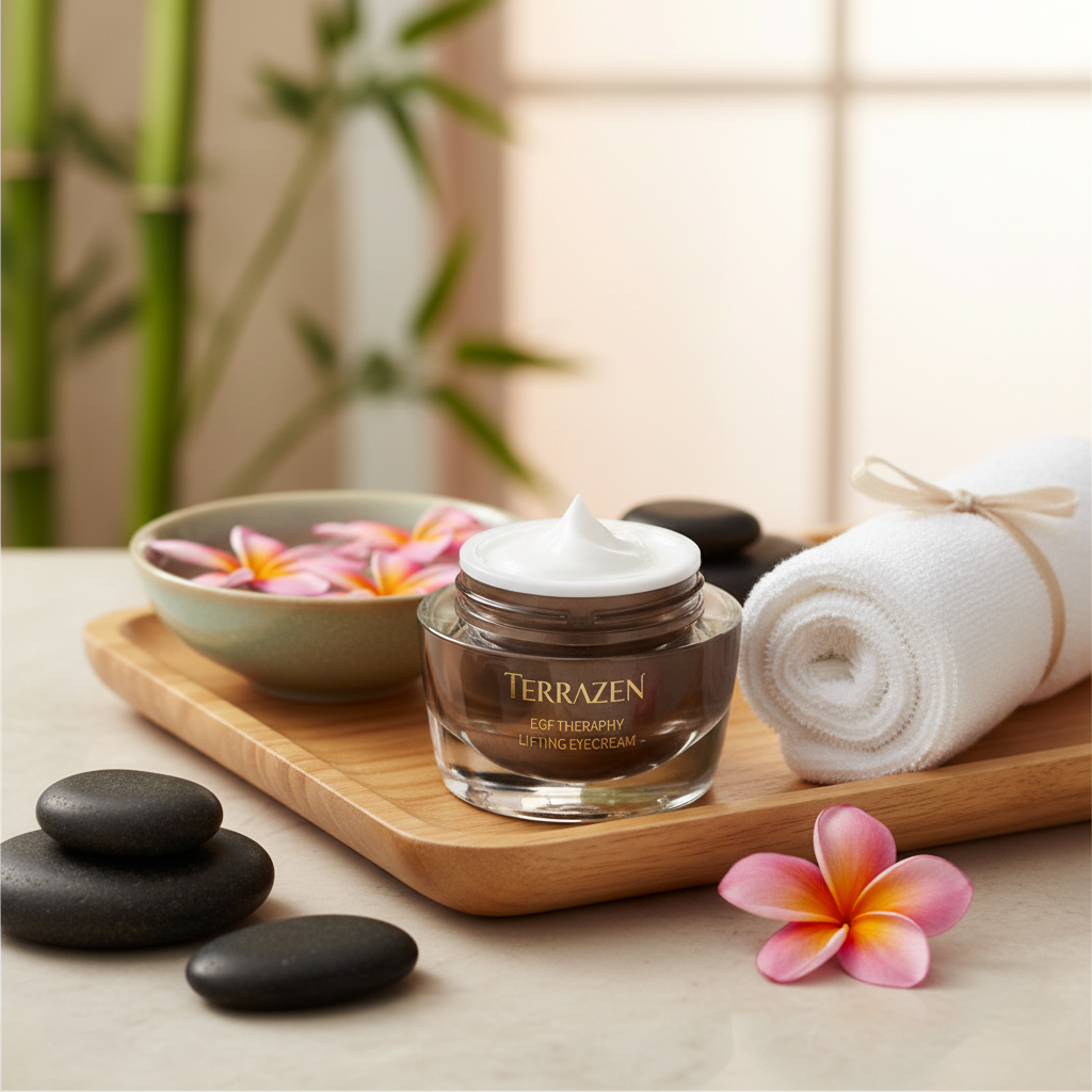 TERRAZEN - EGF THERAPY LIFTING EYE CREAM - Intenzivní liftingový oční krém s EGF, Volufilinem a peptidy 30 ml