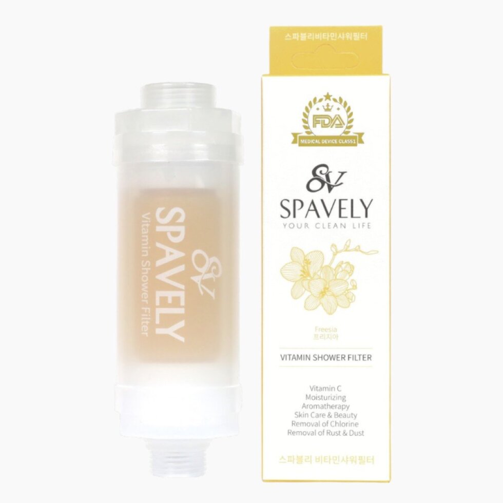 Spavely - Vitamin Shower Filter - Vitaminový sprchový filtr s vitamínem C - Vůně frézie