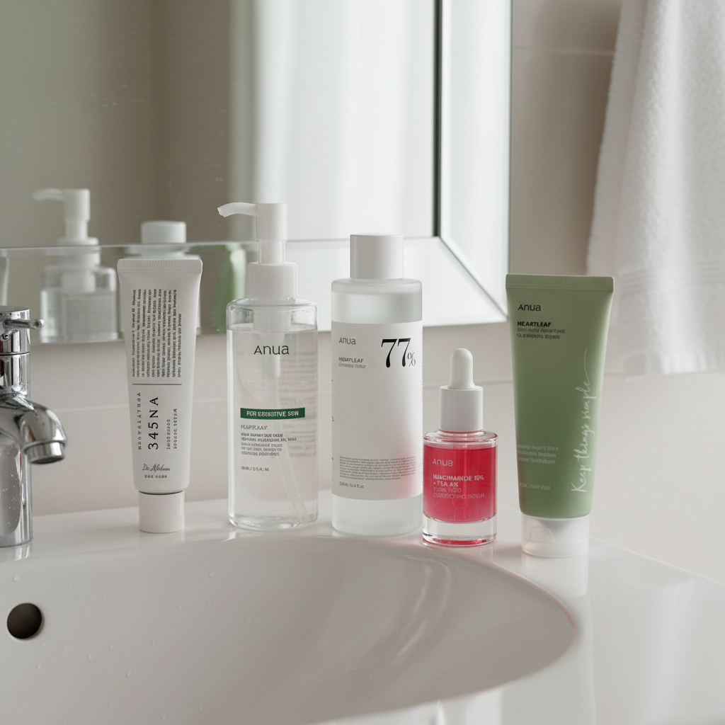 Anua - Rutina péče pro aknózní pleť - Kompletní péče o aknózní pleť 5 produktů