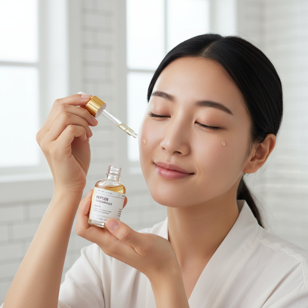 B.O.M. - PEPTIDE POWER AMPOULE - Protivráskové sérum s peptidy a 24k zlatem 30 ml