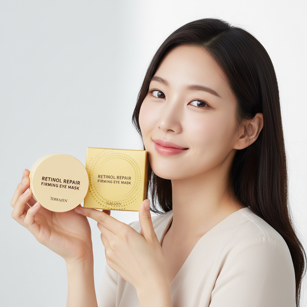 TERRAZEN - RETINOL REPAIR FIRMING EYE MASK - Zpevňující hydrogelové oční polštářky s retinolem 60 ks