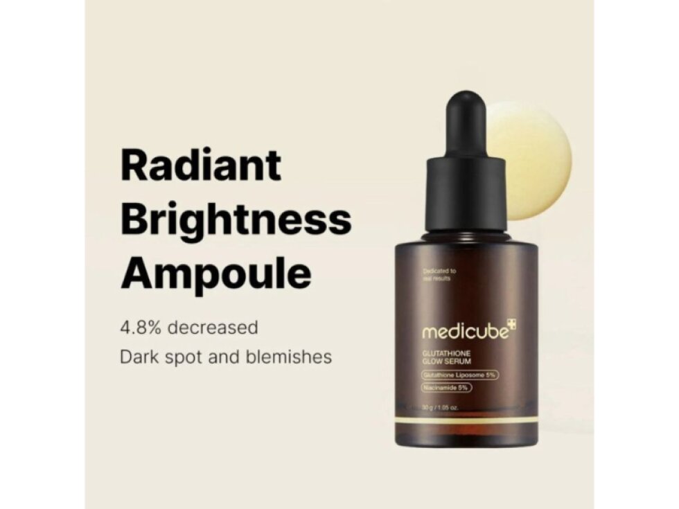 MEDICUBE - GLUTATHIONE GLOW SERUM - Rozjasňující sérum s glutathionem a niacinamidem 30 ml