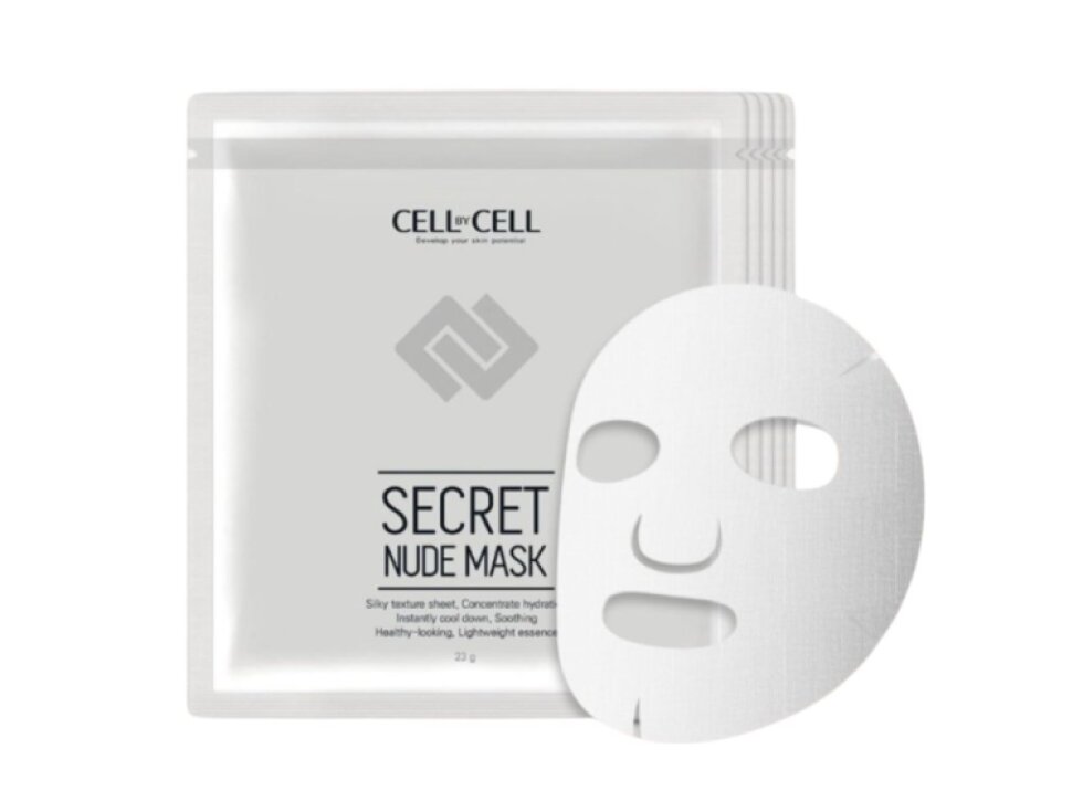 CELL BY CELL - SECRET NUDE MASK - Intenzivně hydratační a revitalizační maska 1 ks 23 g