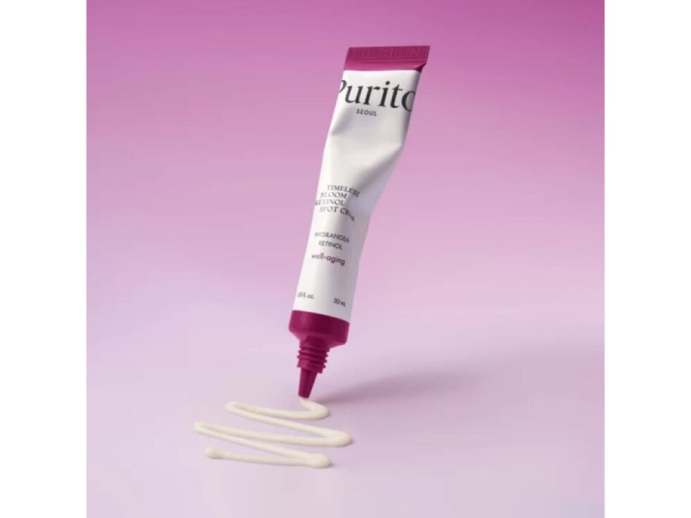 PURITO SEOUL - TIMELESS BLOOM RETINOL SPOT CREAM - Cílený protivráskový krém s retinolem a bakuchiolem 30 ml