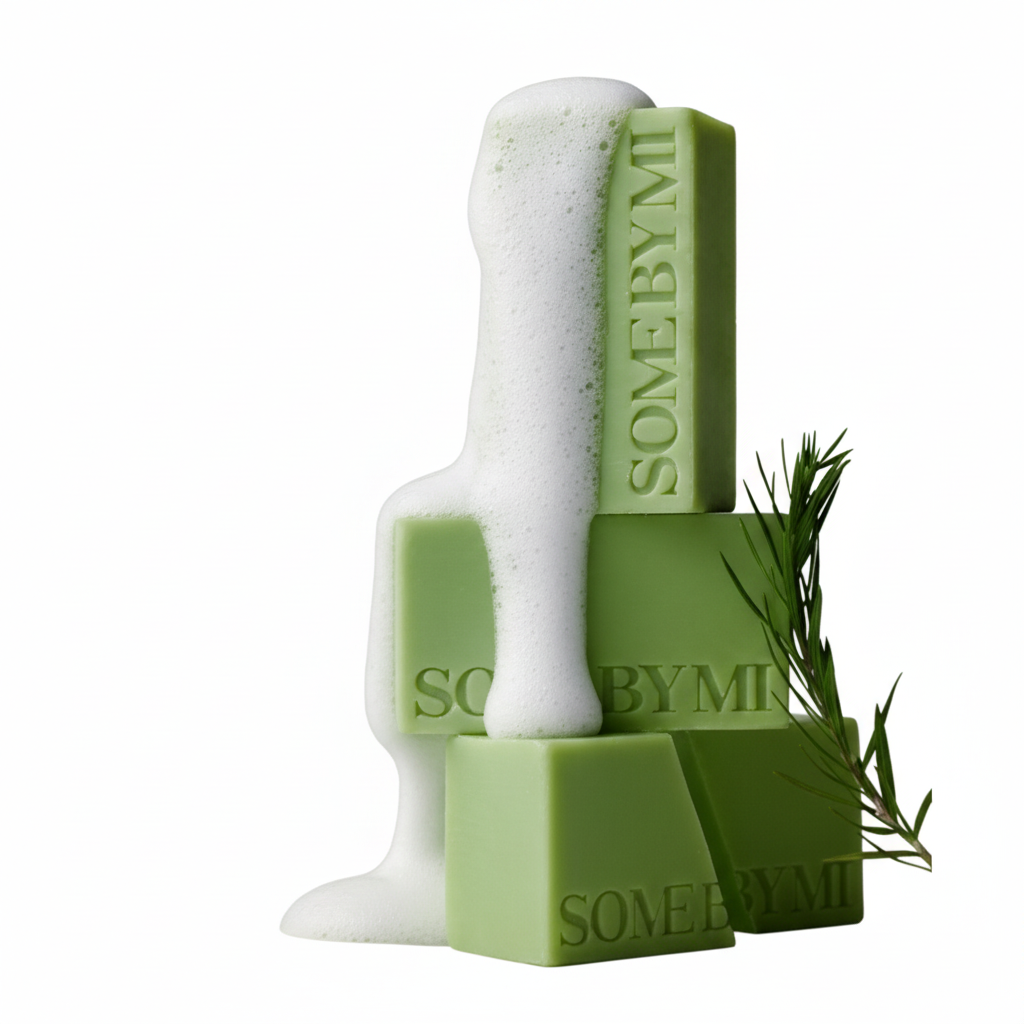 SOME BY MI – AHA-BHA-PHA Miracle Acne Cleansing Bar – Čisticí mýdlo proti akné s kyselinami 106 g struktura produktu