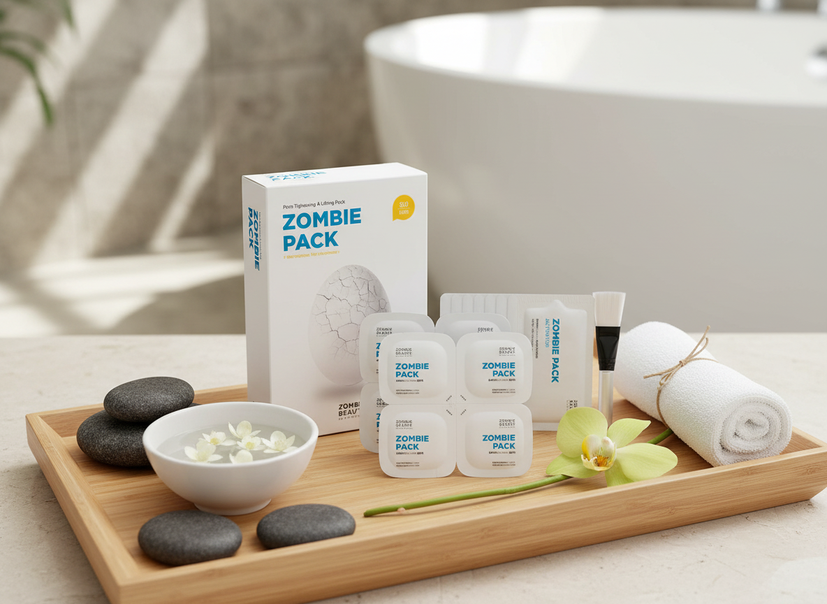 SKIN1004 - ZOMBIE PACK & ACTIVATOR KIT - Liftingová maska s aktivátorem pro okamžité zpevnění pleti 8 ks