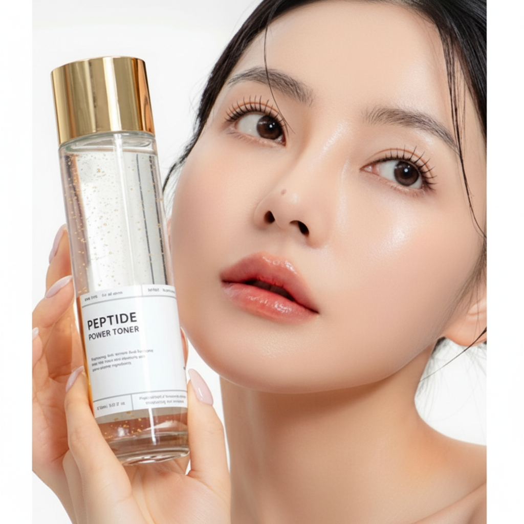 B.O.M. - PEPTIDE POWER TONER - Protivráskový toner s peptidy a 24k zlatem 150 ml