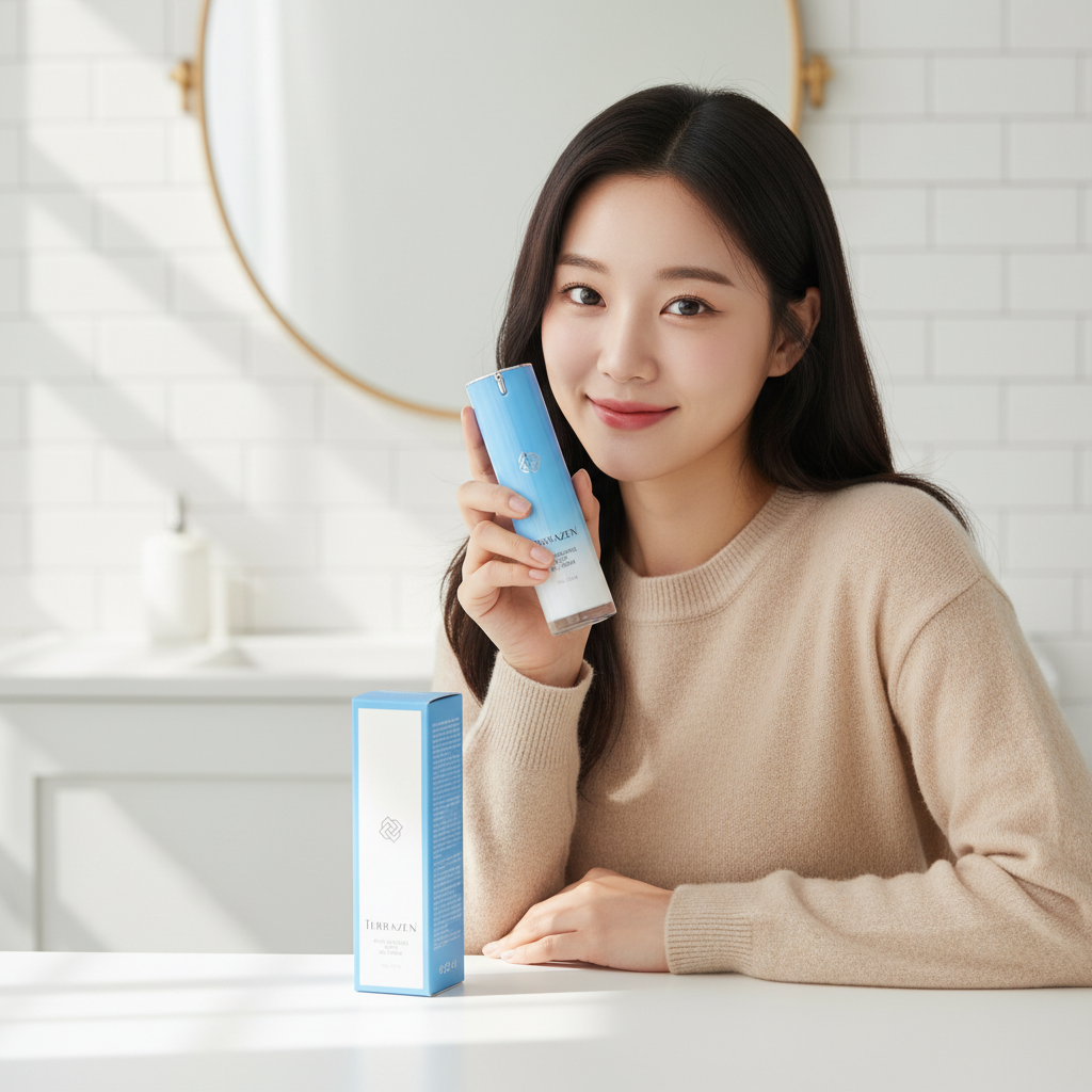 TERRAZEN - AQUA RECHARGE MOIST GEL CREAM - Hydratační gelový pleťový krém pro lehkou a dlouhodobou hydrataci 55 g