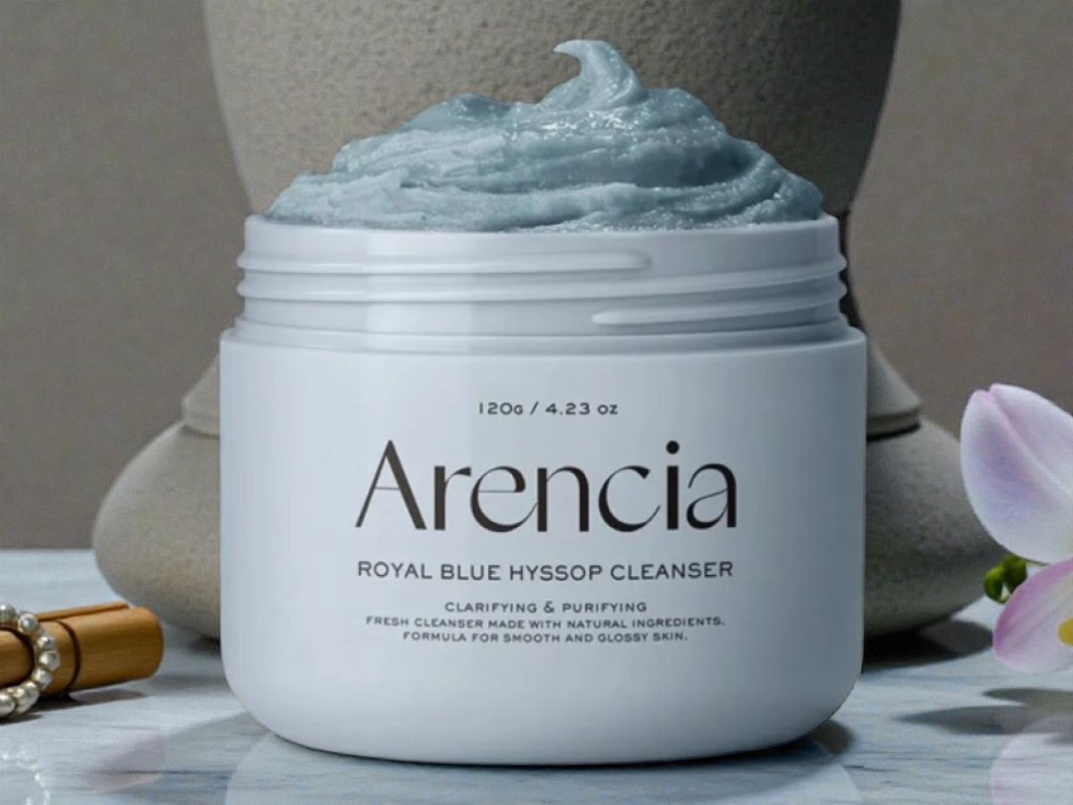 ARENCIA - BLUE HYSSOP CLEANSER - Zklidňující čisticí gel s hyssopem a mořskou vodou 120 g