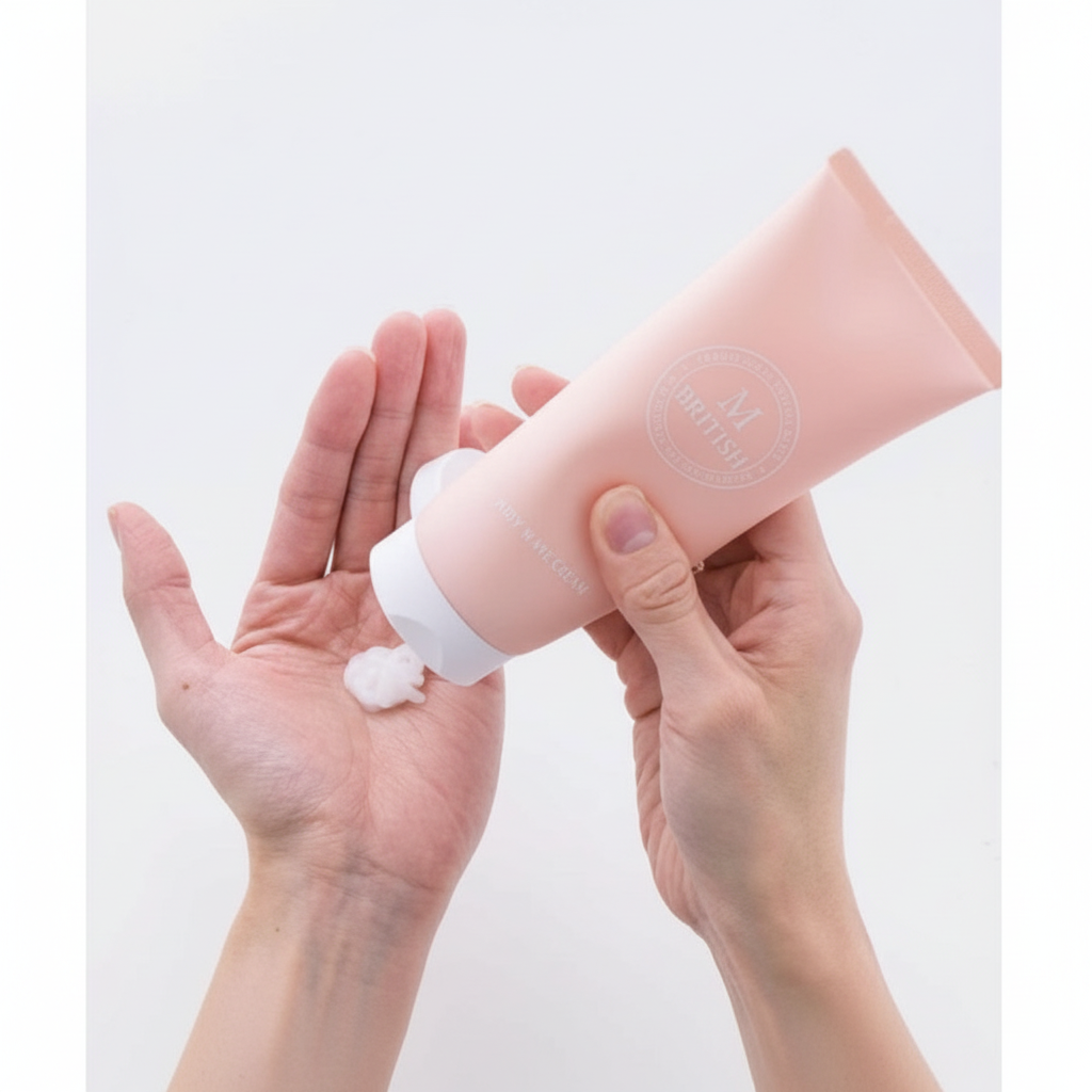 BRITISH M - AIRY WAVE CREAM - Lehký krém pro přirozené vlny a objem 150 g