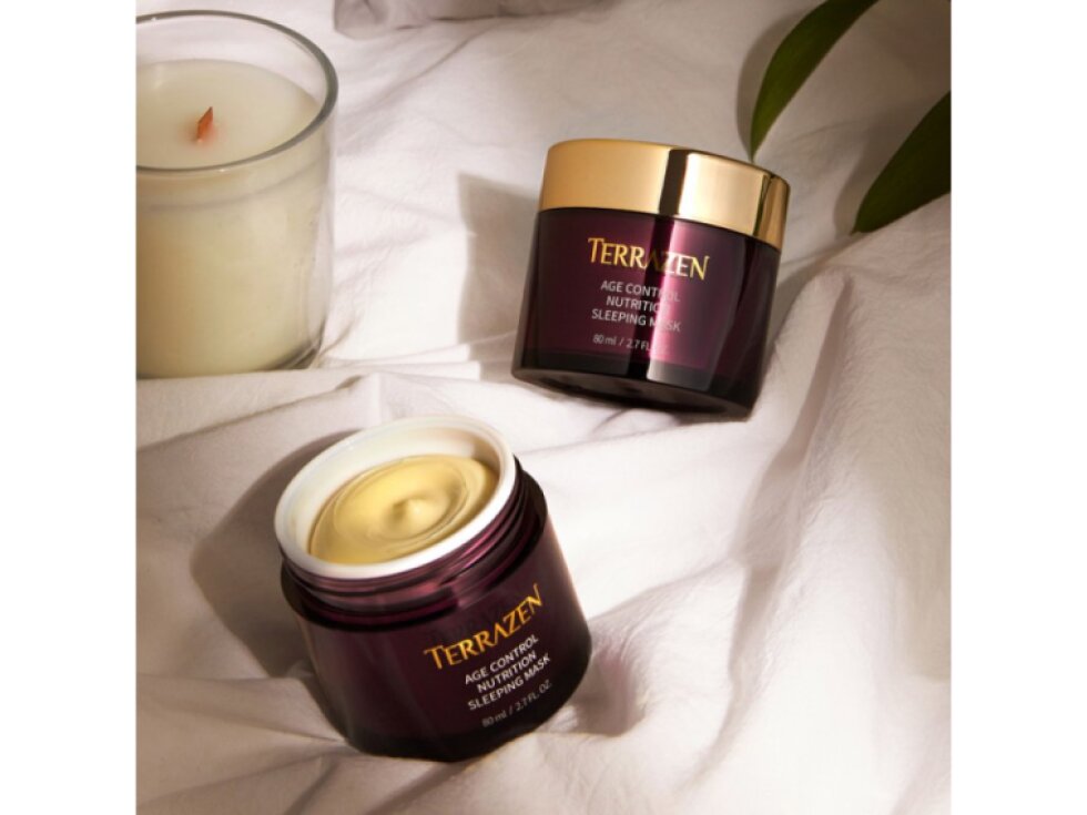 TERRAZEN - AGE CONTROL NUTRITION SLEEPING MASK - Regenerační protivrásková noční pleťová maska proti stárnutí pleti 80 ml