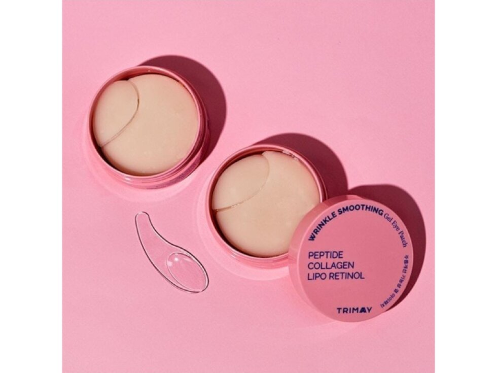 TRIMAY - WRINKLE SMOOTHING GEL EYE PATCH - Vyhlazující hydrogelové polštářky pod oči proti vráskám 60 ks