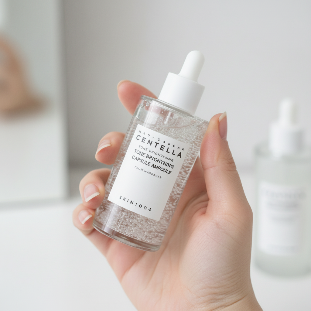 SKIN1004 - MADAGASCAR CENTELLA TONE BRIGHTENING CAPSULE AMPOULE - Rozjasňující ampule s tranexamovou kyselinou, niacinamidem a Centella Asiatica 50 ml