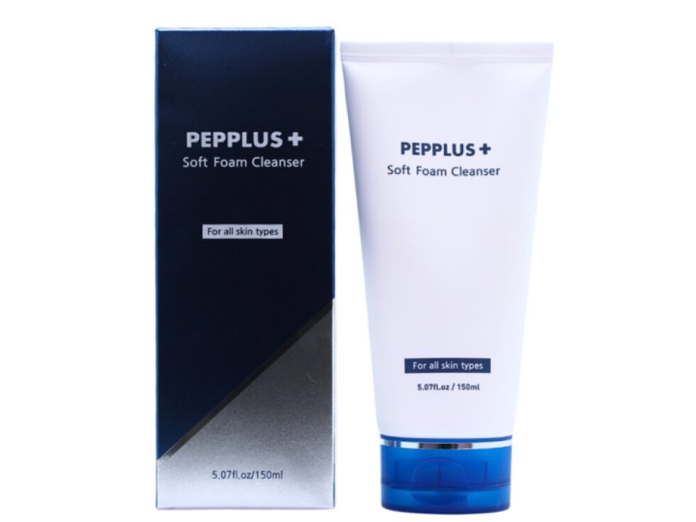 PEPPLUS+ - SOFT FOAM CLEANSER - Jemná čisticí pěna s peptidy a rostlinnými extrakty 150 ml