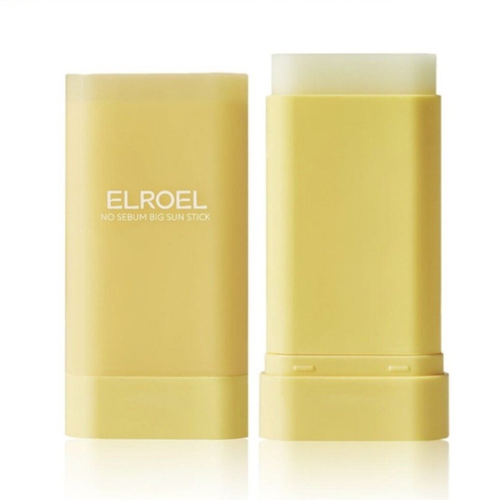 Elroel - No Sebum Big Sun Stick SPF50+ PA++++ - Matující opalovací tyčinka proti lesku a nadměrnému mazu 19 g