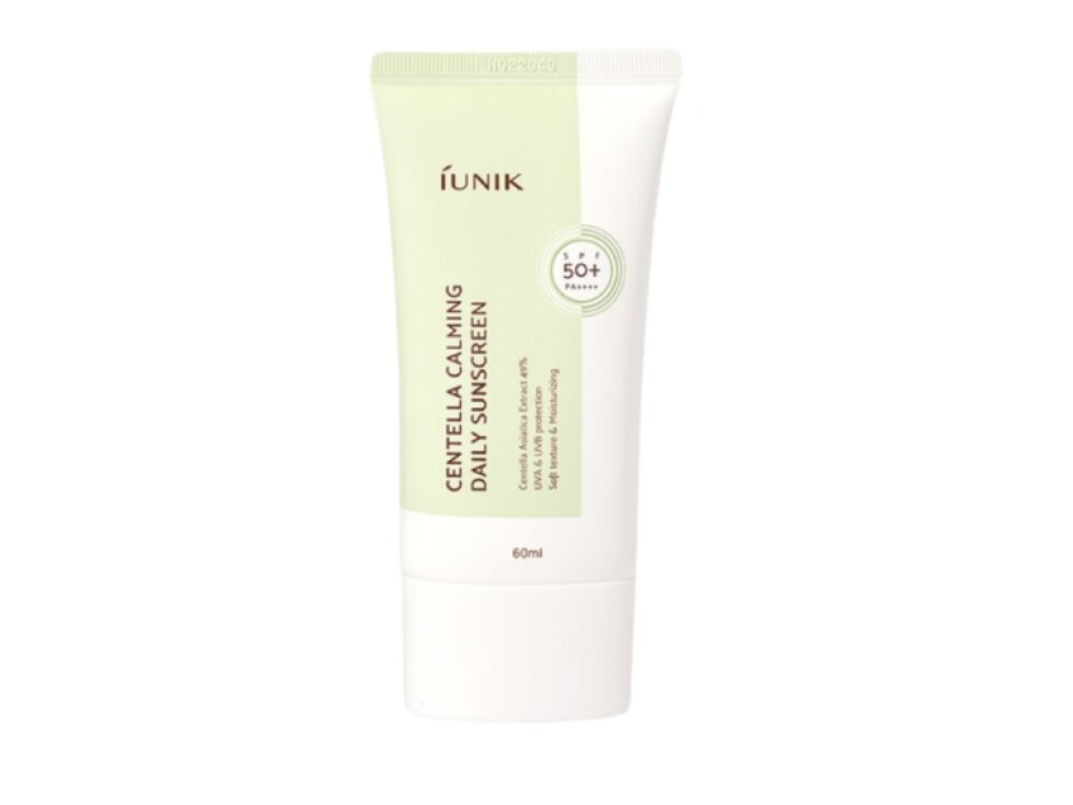 iUNIK - CENTELLA CALMING DAILY SUNSCREEN - Zklidňující denní opalovací krém s centellou SPF50+ PA++++ 60 ml
