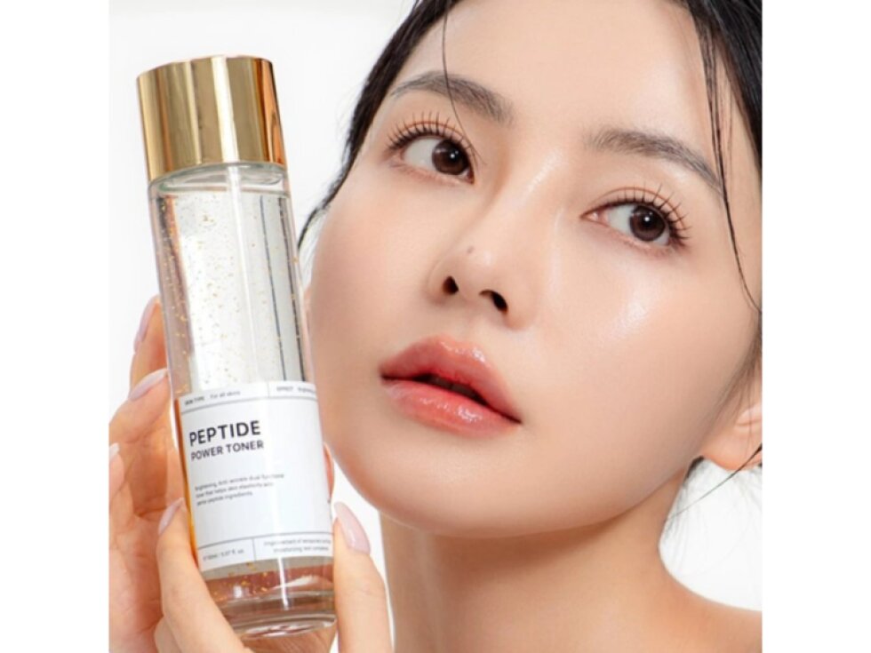 B.O.M. - PEPTIDE POWER TONER - Protivráskový toner s peptidy a 24k zlatem 150 ml