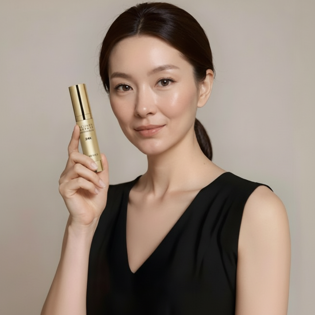 TERRAZEN - RETINOL REPAIR GOLD EYE CREAM - Protivráskový oční krém s multi-retinolem, 24k zlatem a peptidy ml