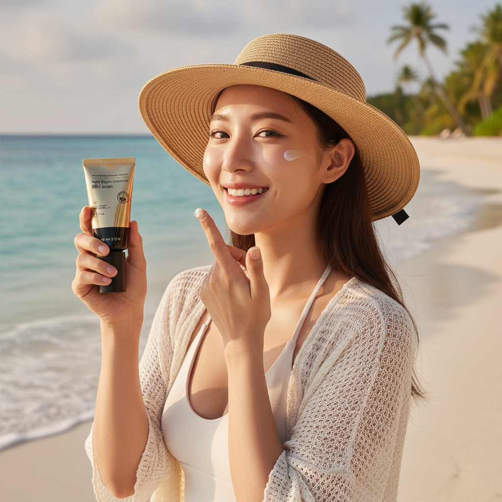 MIZON - SNAIL REPAIR INTENSIVE BB CREAM SPF50+ PA+++ Hydratační BB krém se šnečím mucinem a vysokou UV ochranou 50 ml ODSTÍN 23