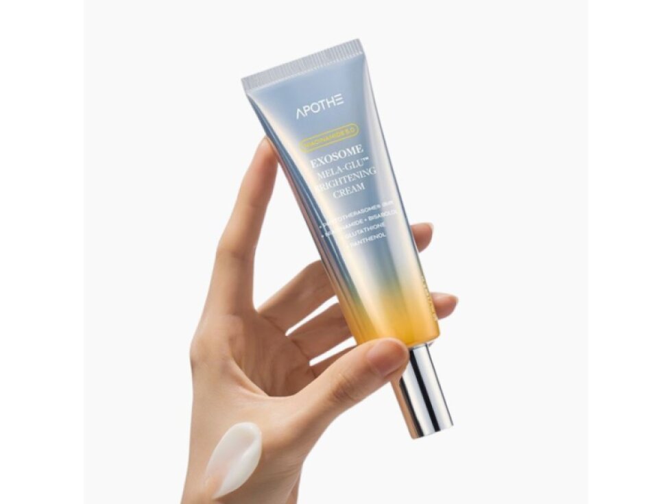 APOTHE - EXOSOME MELA-GLU BRIGHTENING CREAM - Rozjasňující pleťový krém s exosomy, bakuchiolem a ceramidy 50 ml