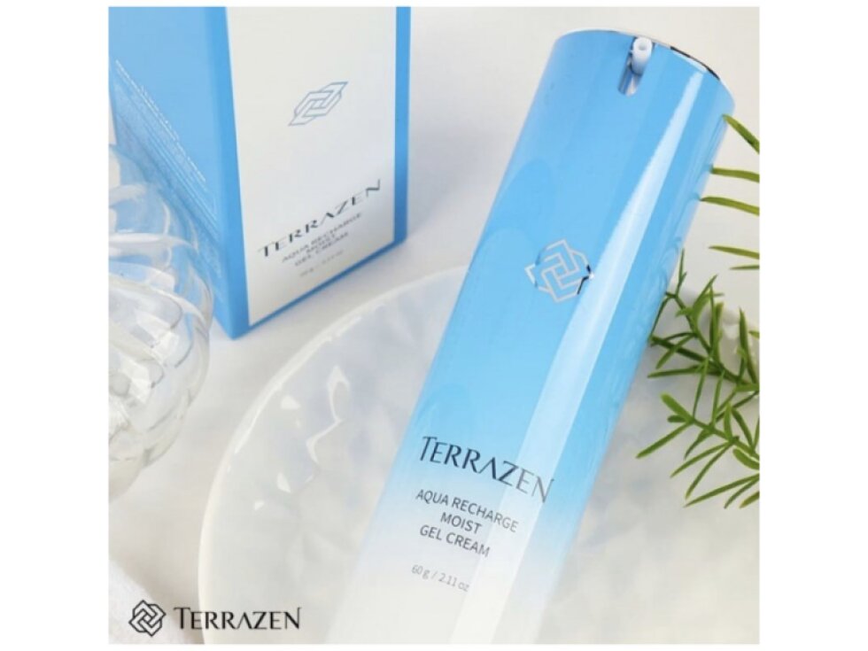 TERRAZEN - AQUA RECHARGE MOIST GEL CREAM - Hydratační gelový pleťový krém pro lehkou a dlouhodobou hydrataci 55 g