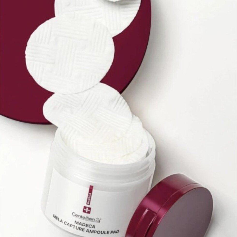 Centellian24 - Madeca Mela Capture Ampoule Pad - Ampulové polštářky s niacinamidem, glutathionem a vitamínem C proti pigmentovým skvrnám 165 ml 60 ks