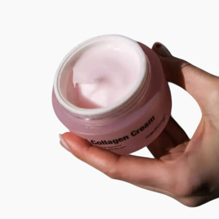 MEDITIME - REAL COLLAGEN CREAM - Hydratační, rozjasňující a zpevňující pleťový krém s hydrolyzovaným kolagenem 50 ml