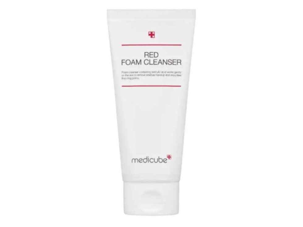 MEDICUBE - RED FOAM CLEANSER - Čisticí pěna pro problematickou a citlivou pleť 120 ml