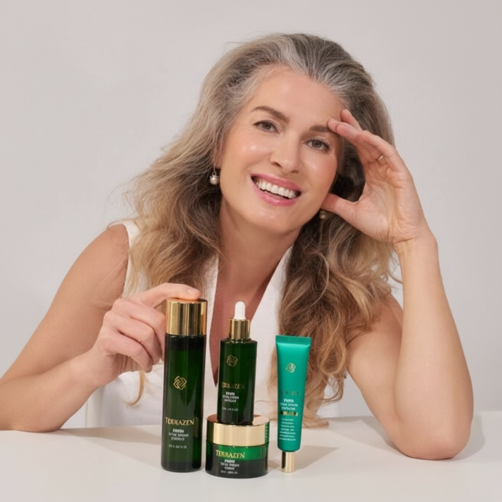 Terrazen - PDRN Total Renew - Luxusní regenerační anti-age sada s PDRN, ceramidy a komplexem kyseliny hyaluronové 4 produkty