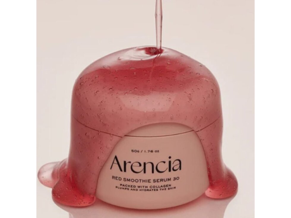 ARENCIA - FRESH RED SMOOTHIE SERUM 30 - Výživné kolagenové sérum s efektem noční masky 50 ml